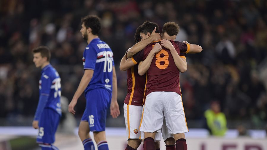 Roma 2-1 Sampdoria: 10 facts and figures