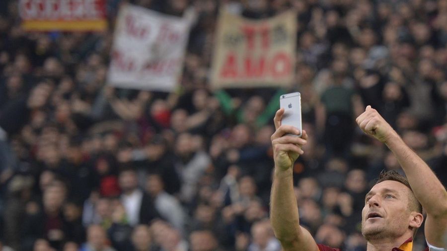 totti selfie