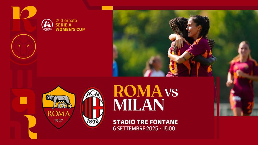 Roma vs Milan 6 settembre 2025 biglietti femminili