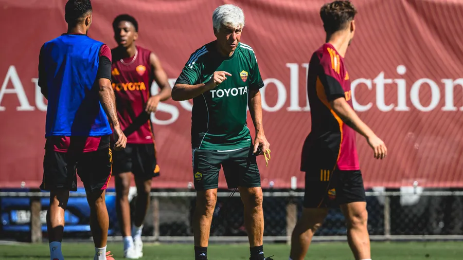  Gallery: l'allenamento del giovedì a Trigoria 