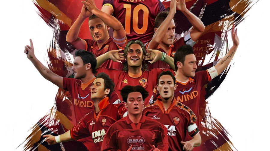 Roma Art: Francesco Totti through the years - AS Roma