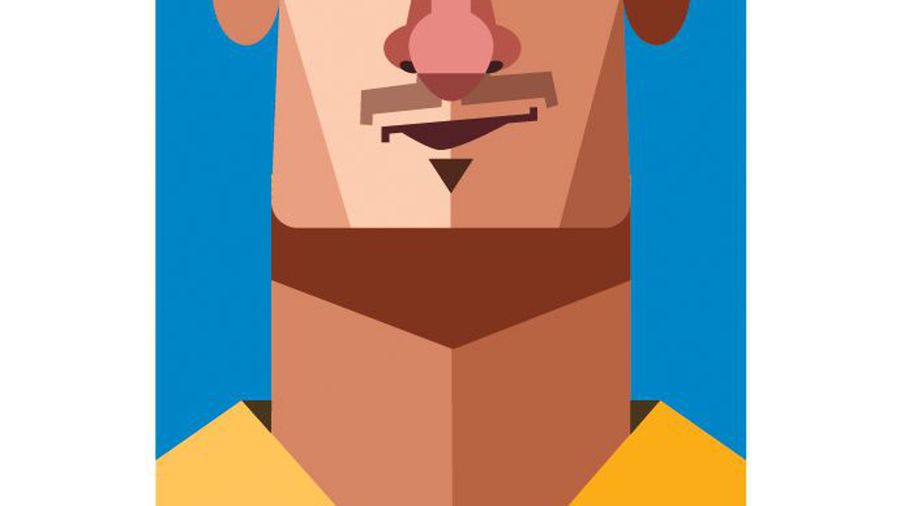 Roma Art: Dzeko and Totti by Daniel Nyari