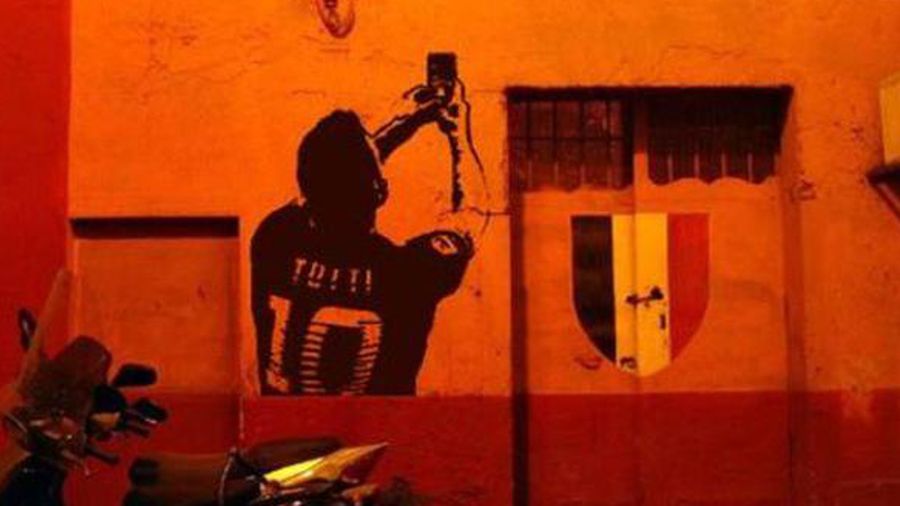 Il selfie di Totti