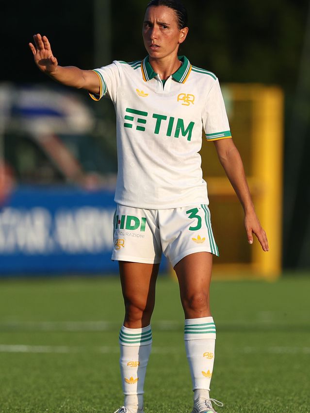 MILAN, ITALY - AUGUST 10:  during the Pre-season Friendly match between FC Internazionale Women and AS Roma Women at Centro Sportivo Interello Giacinto Facchetti on August 10, 2025 in Milan, Italy. (Photo by AS Roma/AS Roma via Getty Images)