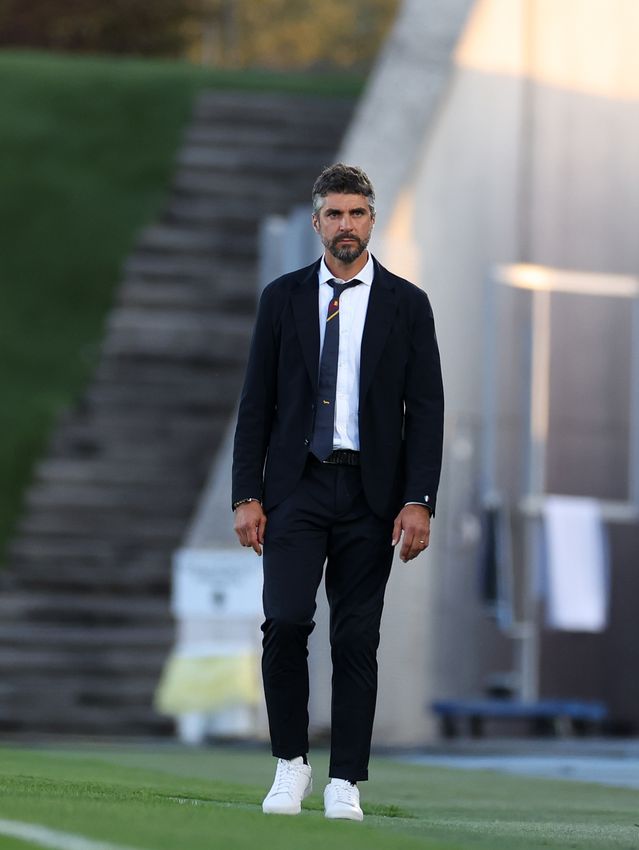 MADRID, SPAIN - OCTOBER 08:  during the UEFA Women's Champions League 2025/26 league phase match between Real Madrid CF and AS Romaat  on October 08, 2025 in Madrid, Spain. (Photo by AS Roma/AS Roma via Getty Images)