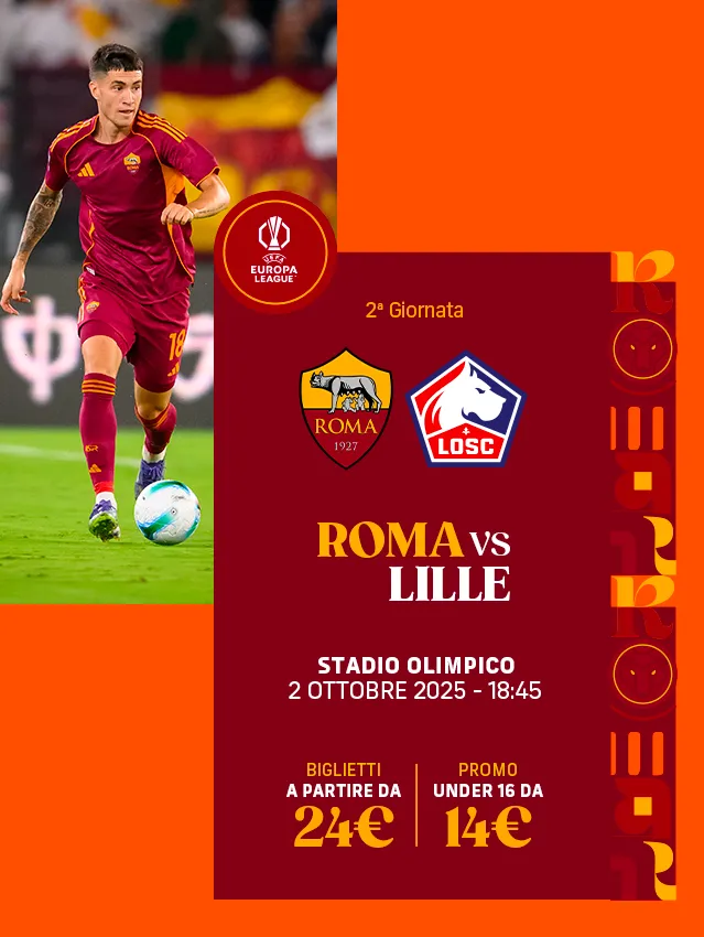L'Olimpico si prepara all'Europa League! Sono in vendita i biglietti di Roma-Lille
