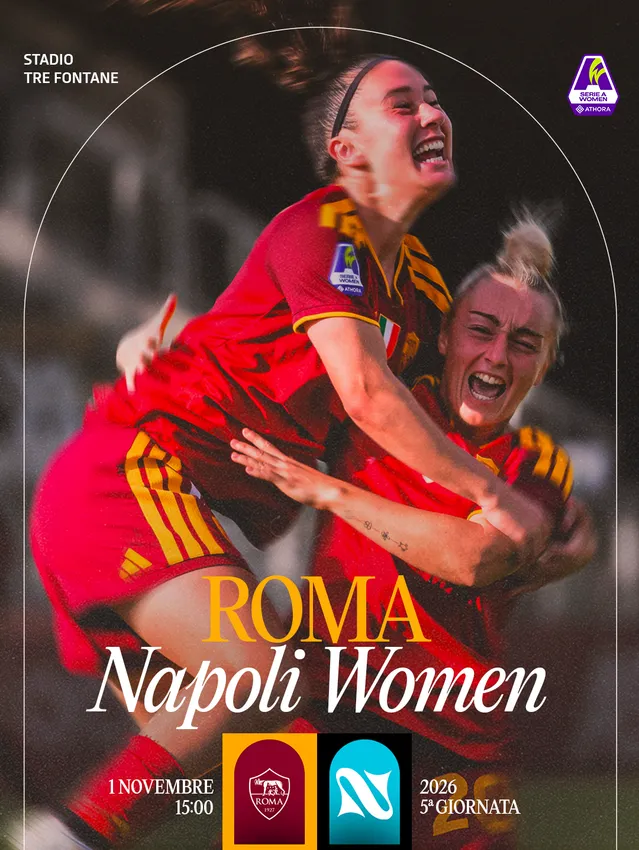  Roma-Napoli Women: dal 21 ottobre in vendita i biglietti 