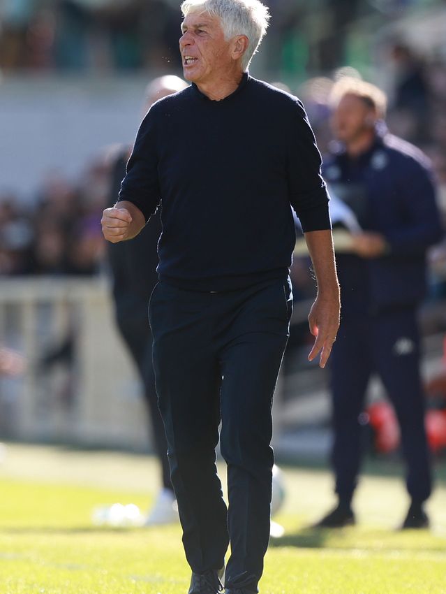 FLORENCE, ITALY - OCTOBER 5:  during the Serie A match between ACF Fiorentina and AS Roma at Artemio Franchi on October 5, 2025 in Florence, Italy. (Photo by Gabriele Maltinti/Getty Images)