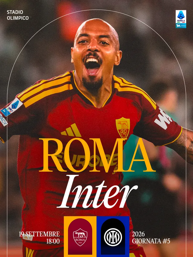 Roma-Inter: dal 2 settembre i biglietti per il big match all'Olimpico