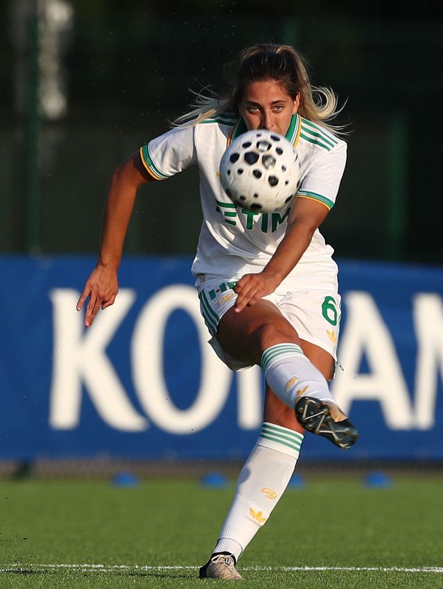 MILAN, ITALY - AUGUST 10:  during the Pre-season Friendly match between FC Internazionale Women and AS Roma Women at Centro Sportivo Interello Giacinto Facchetti on August 10, 2025 in Milan, Italy. (Photo by AS Roma/AS Roma via Getty Images)