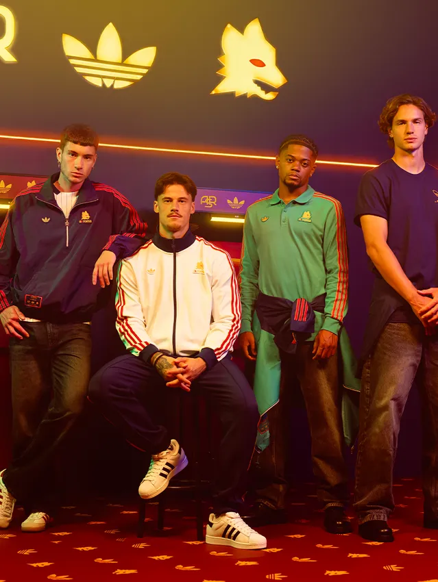  AS Roma presents the new Terrace Icons collection, made in collaboration with adidas 