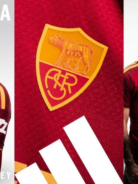  AS Roma and adidas unveil the new home kit for the 2026/27 season 