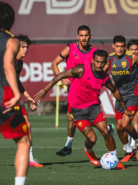 The Giallorossi squad for Roma v Inter