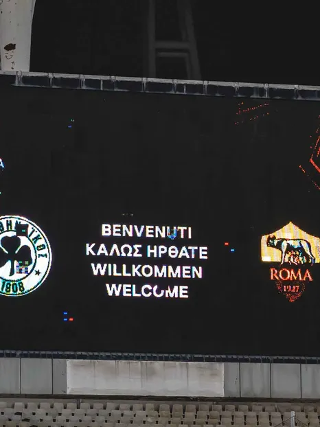  La radiocronaca di Panathinaikos-Roma 