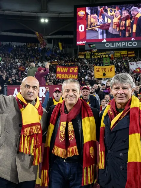 Giannini, Nela e Rizzitelli: dall’abbraccio dell’Olimpico all’incontro con i tifosi all’AS Roma Store 