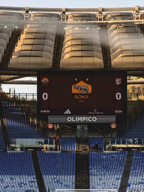 Il prepartita di Roma-Parma