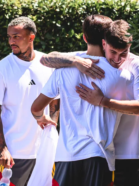  The squad list for the pre-season gathering at Trigoria 