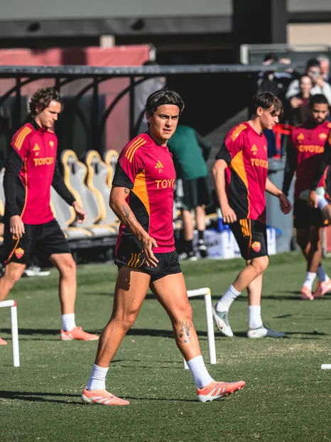  Gallery: l'allenamento alla vigilia di Roma-Viktoria Plzen 