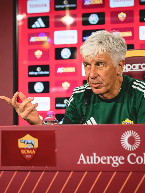 Gasperini news conference before Sassuolo v Roma