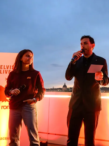  Elvis Lives x AS Roma collection unveiled at Terrazza Rinascente with Hermoso and Giugliano 