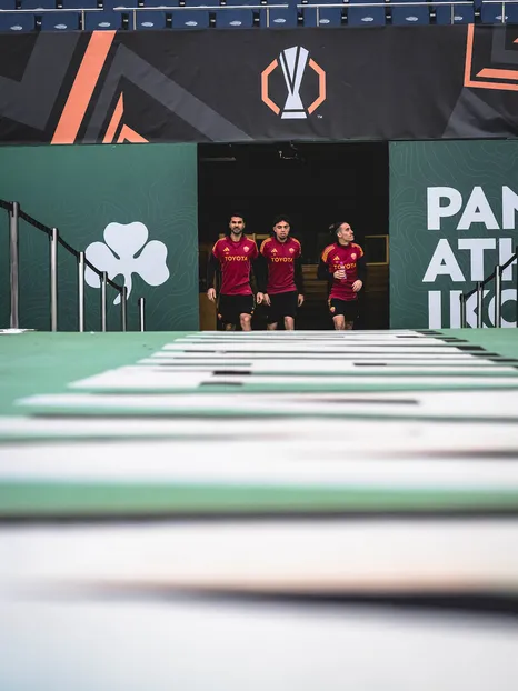 L'ultimo allenamento prima della sfida con il Panathinaikos