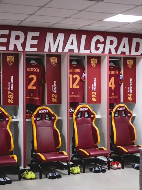 Il prepartita di Roma-Cagliari