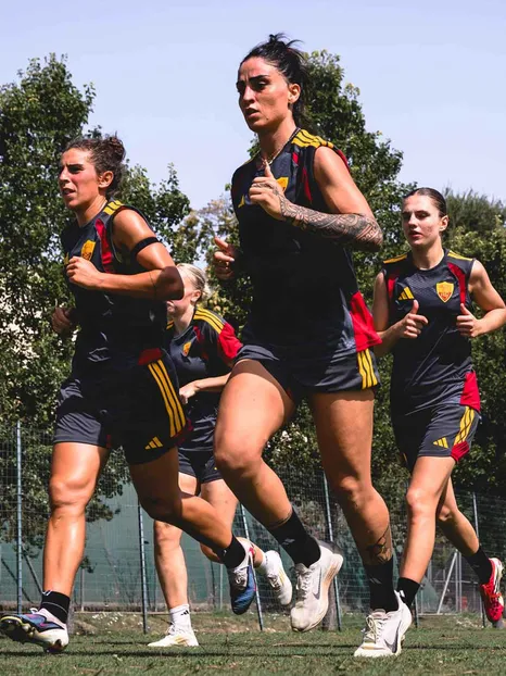 The Giallorosse squad for Dimaro Folgarida