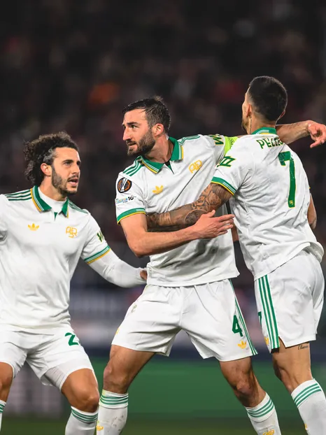  The Giallorossi squad for Como v Roma 