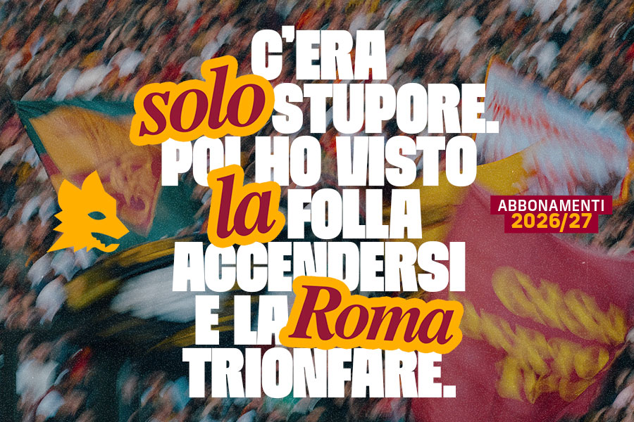 AS Roma abbonamenti 2026/27