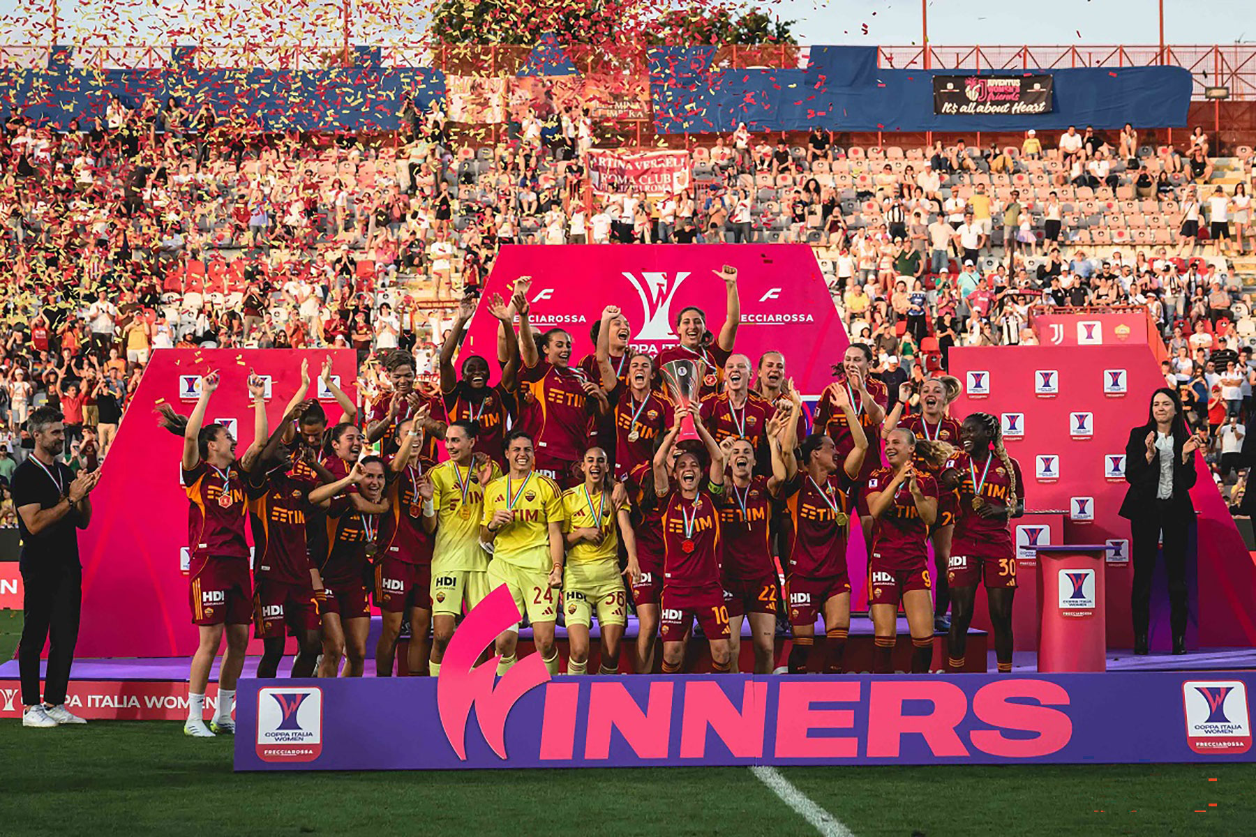 AS Roma Femminile, campionesse della 2026 Coppa Italia