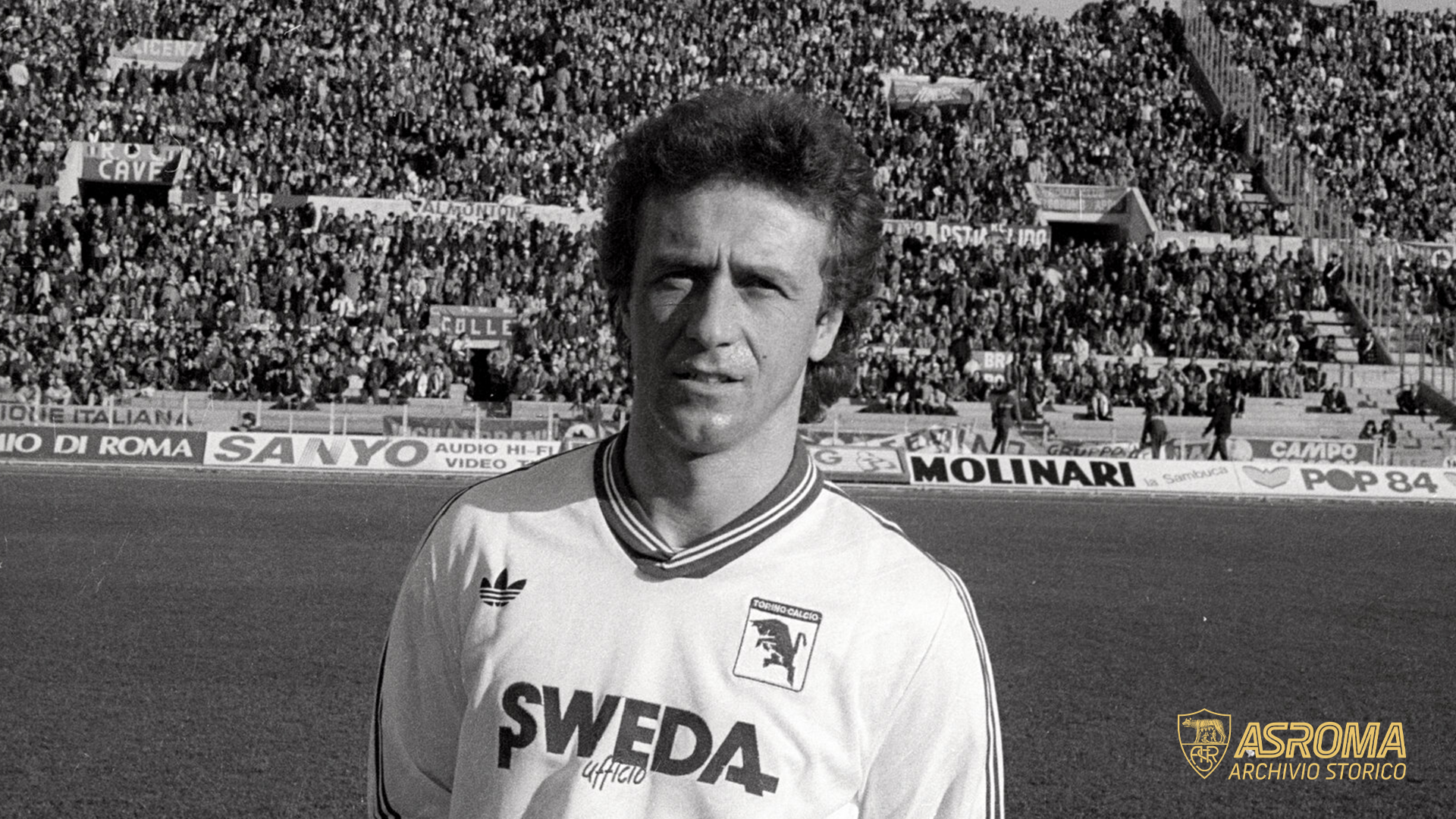 Gritti con la maglia del Torino all'Olimpico nella stagione 1987-88 (AS Roma/DuFoto)