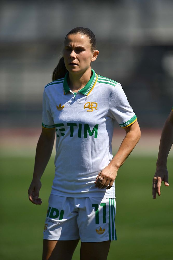 BIELLA, ITALY - APRIL 25:  at Stadio Comunale Vittorio Pozzo Lamarmora on April 25, 2026 in Biella, Italy. (Photo by AS Roma/AS Roma via Getty Images)