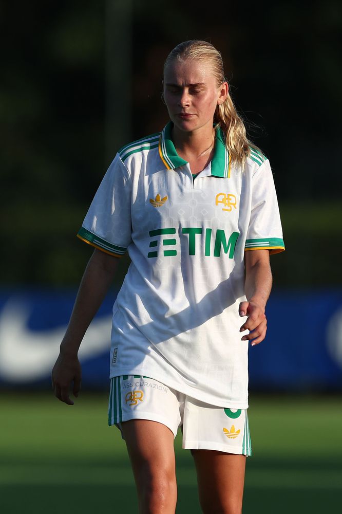 MILAN, ITALY - AUGUST 10:  during the Pre-season Friendly match between FC Internazionale Women and AS Roma Women at Centro Sportivo Interello Giacinto Facchetti on August 10, 2025 in Milan, Italy. (Photo by AS Roma/AS Roma via Getty Images)