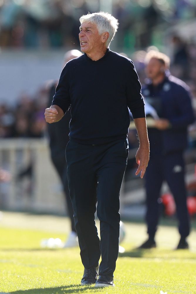 FLORENCE, ITALY - OCTOBER 5:  during the Serie A match between ACF Fiorentina and AS Roma at Artemio Franchi on October 5, 2025 in Florence, Italy. (Photo by Gabriele Maltinti/Getty Images)