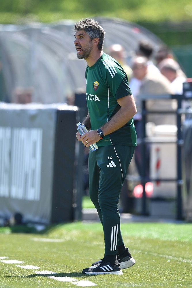 BIELLA, ITALY - APRIL 25:  at Stadio Comunale Vittorio Pozzo Lamarmora on April 25, 2026 in Biella, Italy. (Photo by AS Roma/AS Roma via Getty Images)